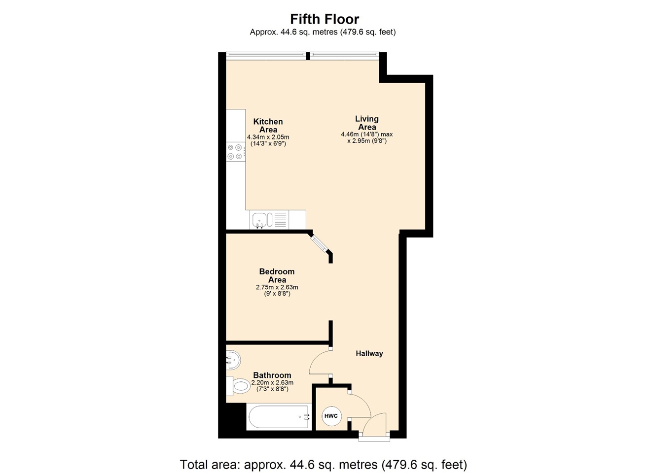 Additional image 22 of 1 Bed Flat, Marco Island, NG1, N1 7GU