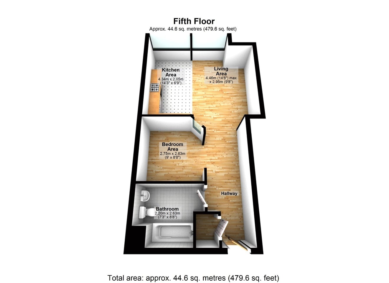 Additional image 23 of 1 Bed Flat, Marco Island, NG1, N1 7GU