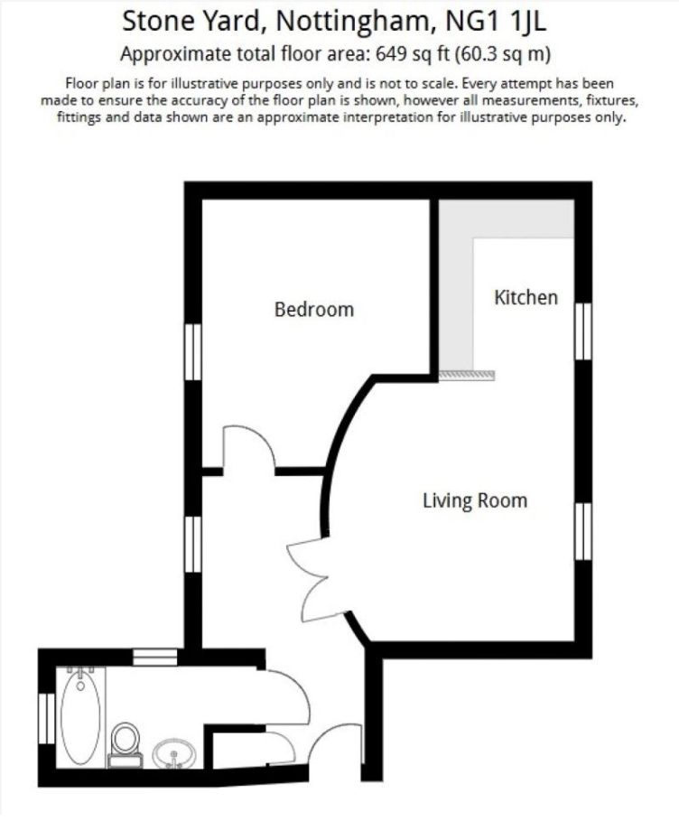 Additional image 19 of 1 Bed Flat, Stone Yard, NG1, N1 7GU