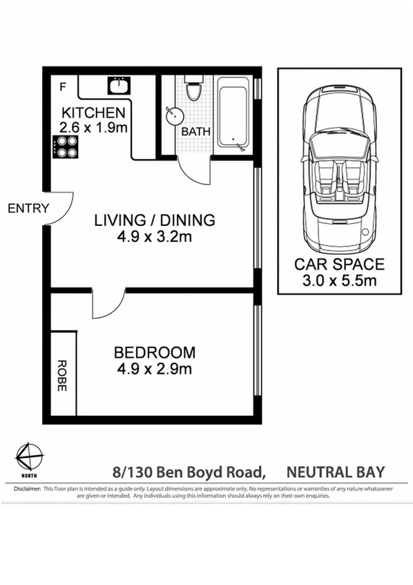 Additional image 6 of 8/130 Ben Boyd Road, Neutral Bay NSW 2089