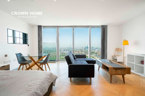 Landmark Pinnacle, 10 Marsh Wall E14, Studio to rent