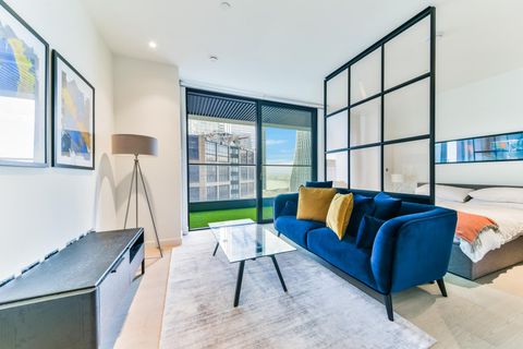 Bagshaw Building, Wardian, London E14, Studio to rent