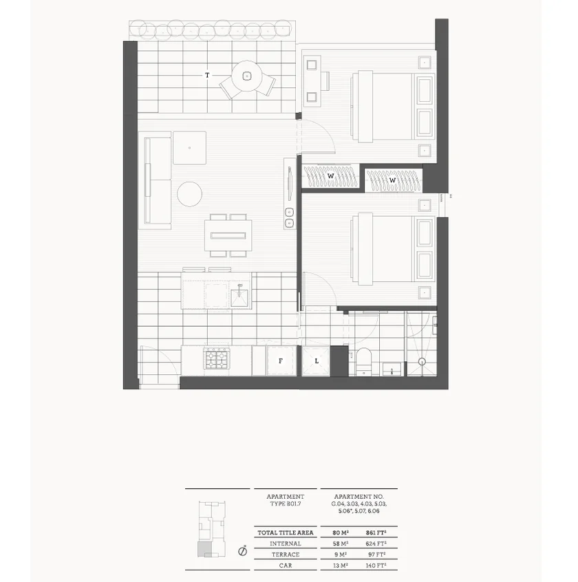 Additional image 12 of 606F/50 Stanley Street, Collingwood VIC 3066