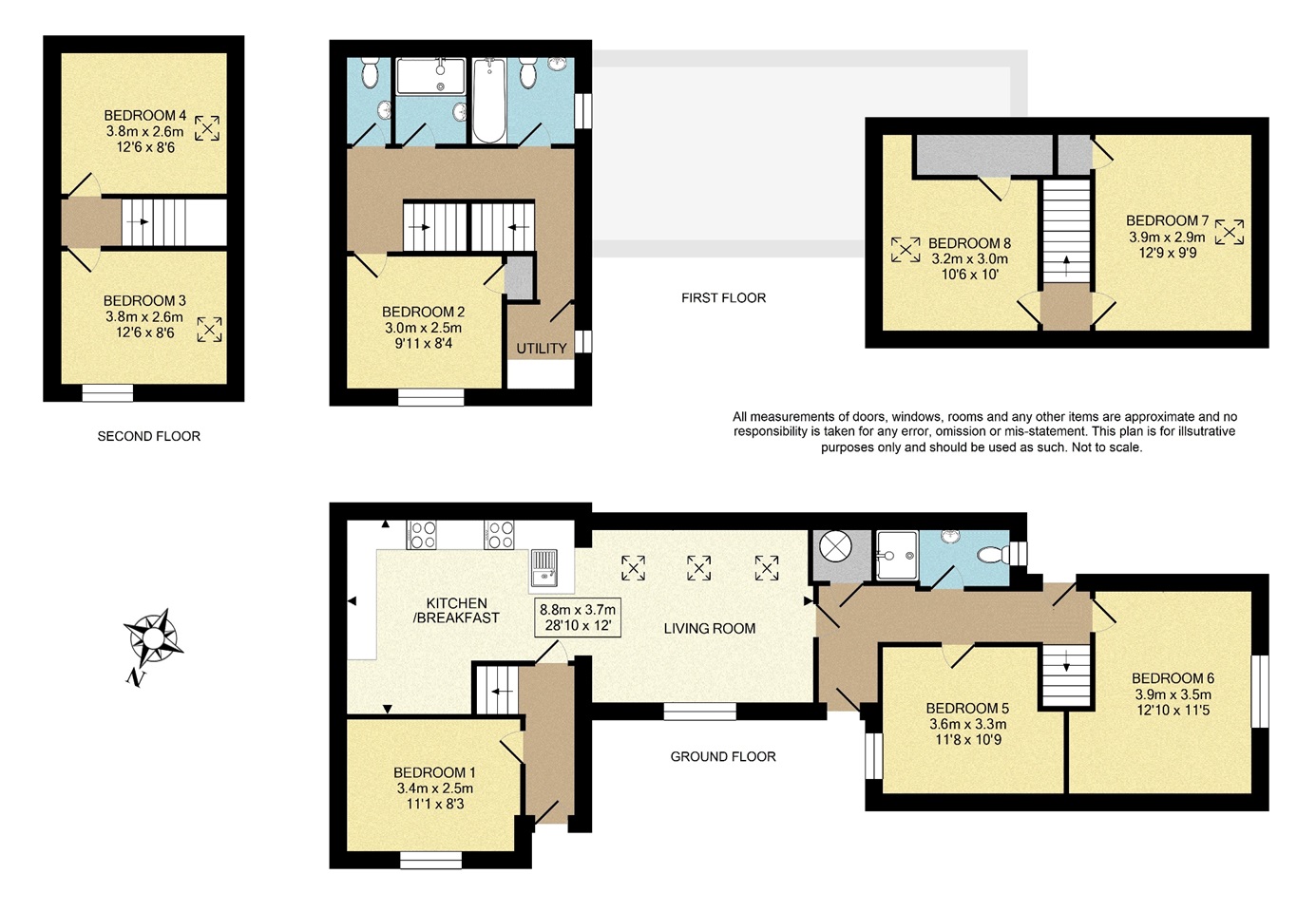 Additional image 16 of 8 Bed Semi-Detached House, Granby Gardens, RG1, N1 7GU