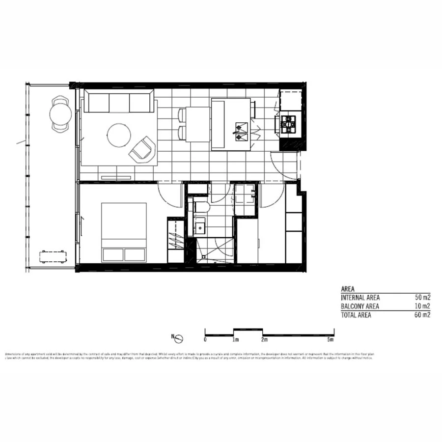 Additional image 3 of 509/89 Roden St, West Melbourne VIC 3003