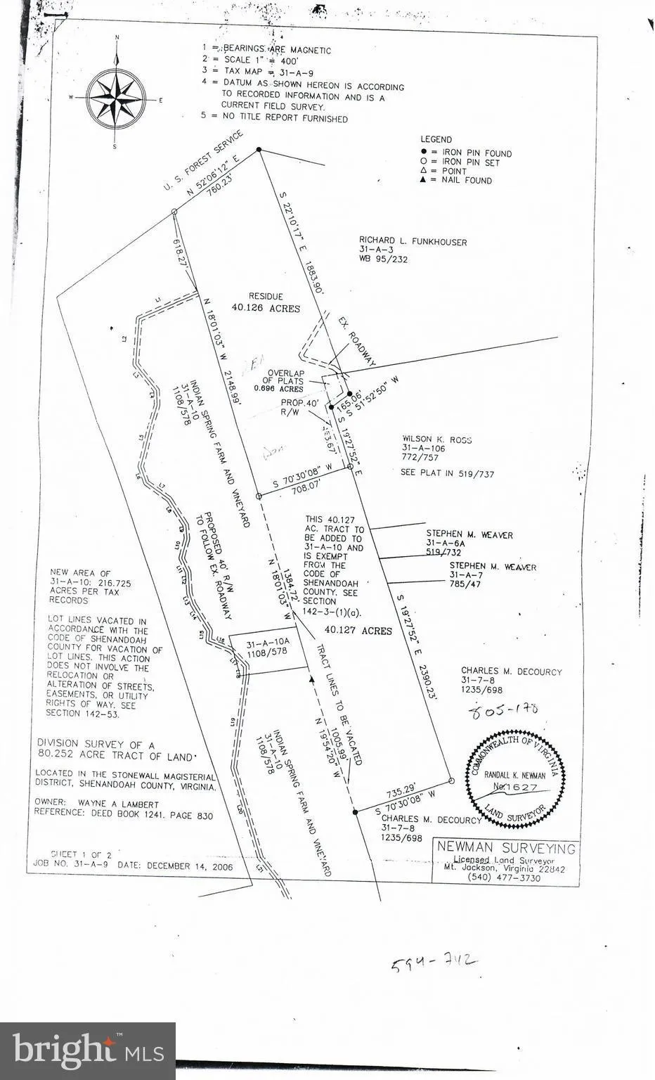 Additional image 2 of Scheffer Gap Road, Woodstock, VA 22664