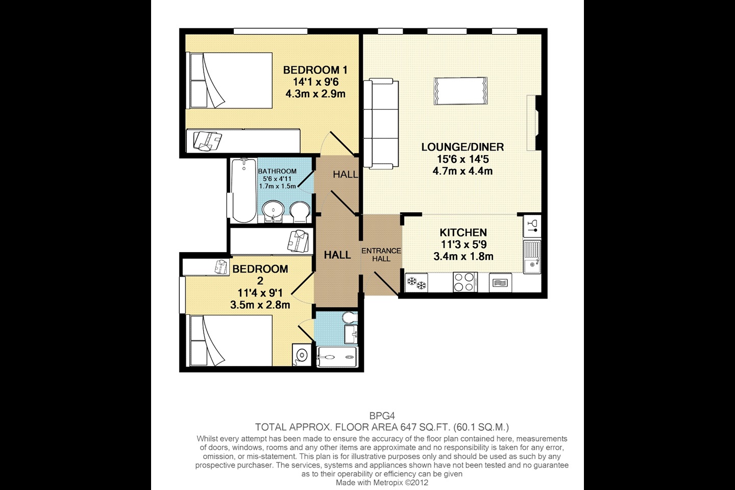 Additional image 4 of 2 Bed Flat, Belsize Park Gardens, NW3, N1 7GU