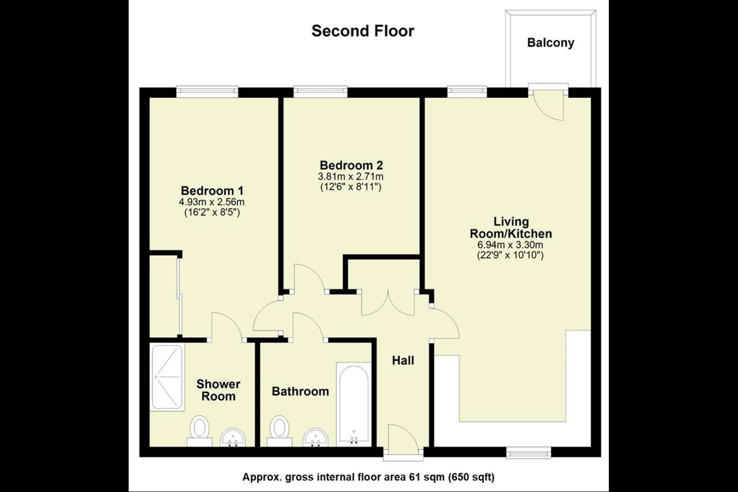 Additional image 9 of 2 Bed Flat, Glenalmond Avenue, CB2, N1 7GU