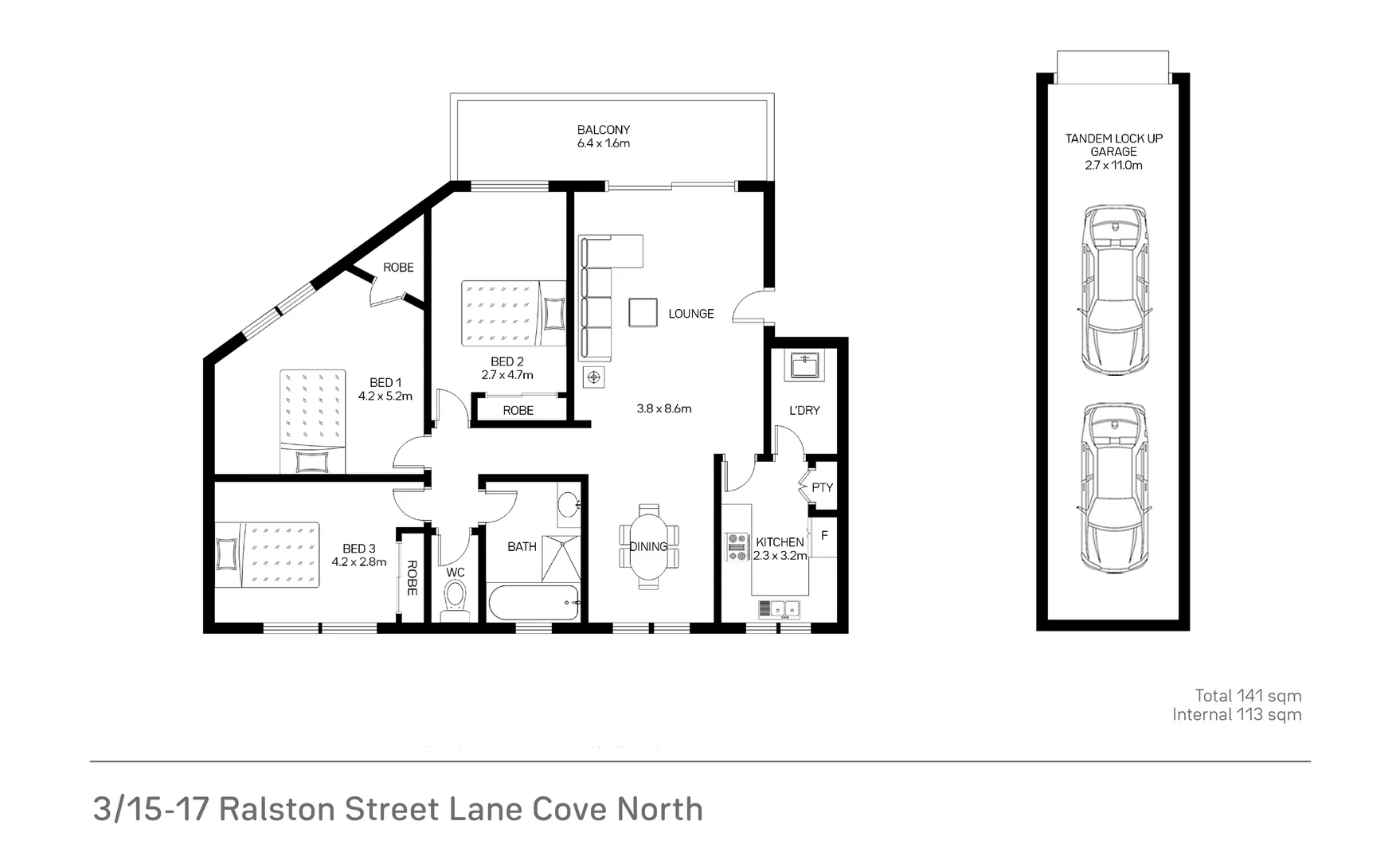 Additional image 9 of 3/15-17 Ralston Street, Lane Cove North NSW 2066