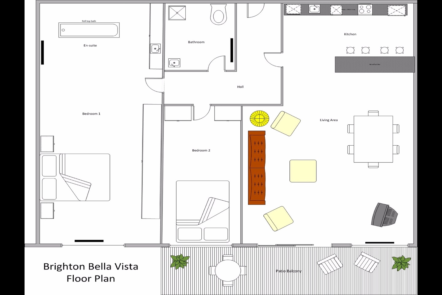 Additional image 11 of 2 Bed Flat, Kings Road- Bills Included -Sea View, BN1, N1 7GU