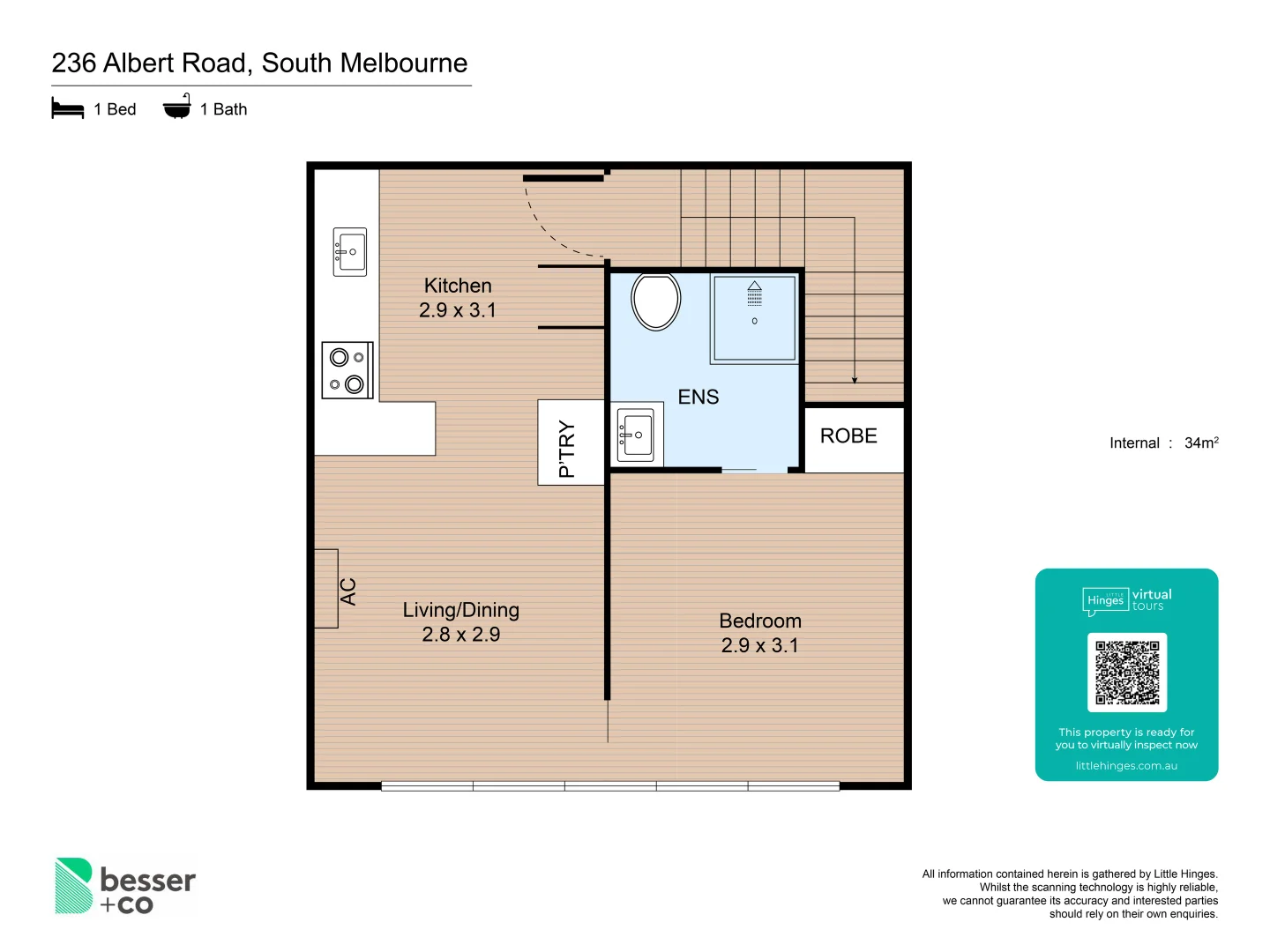 Additional image 2 of 1/236 Albert Road, South Melbourne VIC 3205