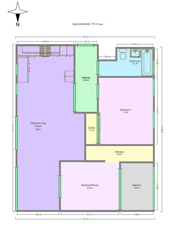 Additional image 18 of 2 Bed Flat, Reservoir Studios, E1W, N1 7GU