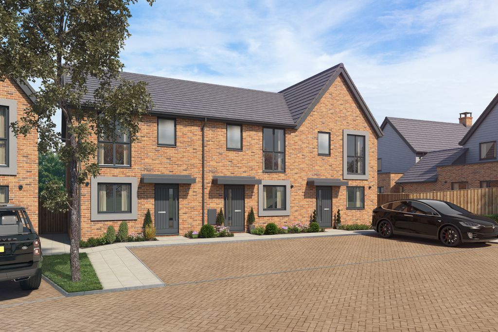 2 bed terraced house for sale"The Posy" at Tawny Owl Way, Hambrook PO18