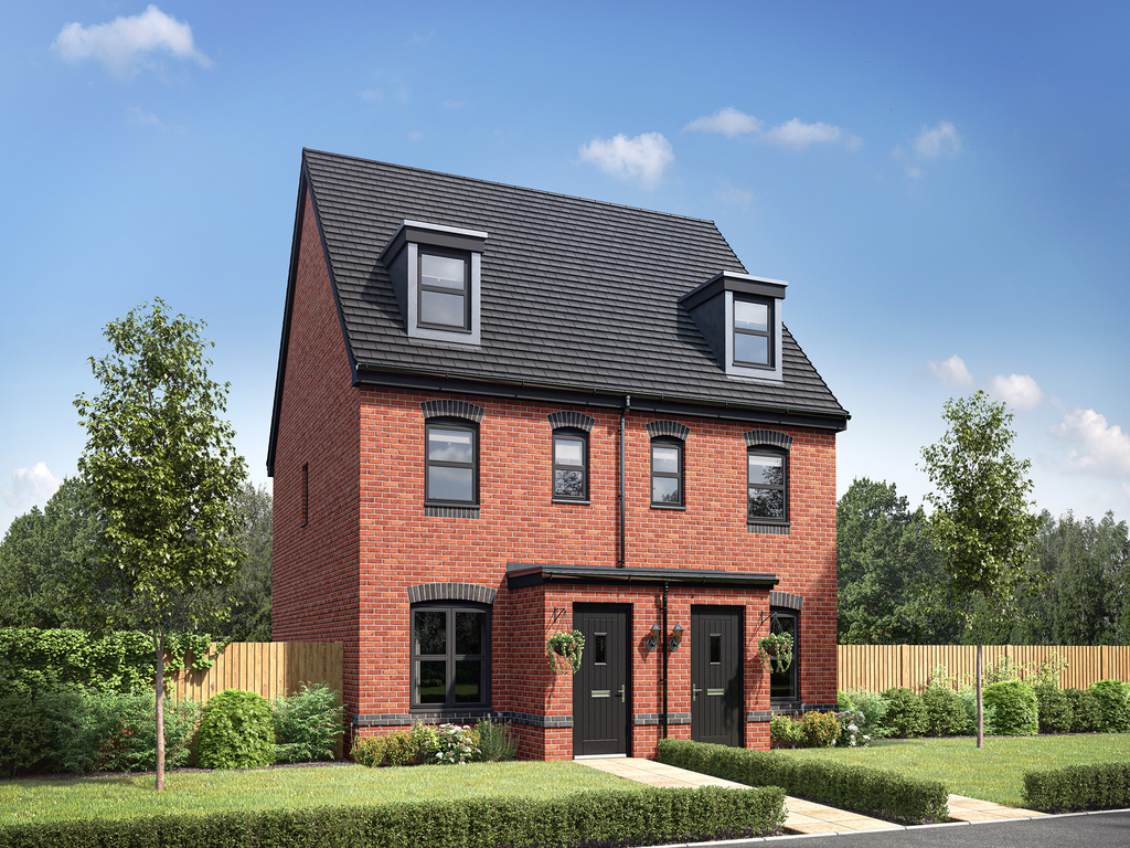 Additional image 2 of 3 bed semi-detached house for sale"The Saunton" at Southwood Road, Bromborough, Wirral CH62