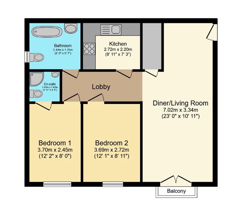 Additional image 20 of 2 Bed Flat, Mansion View, LS7, N1 7GU