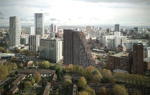 Obsidian, Trinity Way, Manchester M3, New home