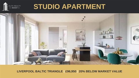Greenland Street, Liverpool L1, Studio for sale