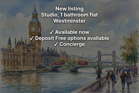 Sussex Gardens, London W2, Studio to rent