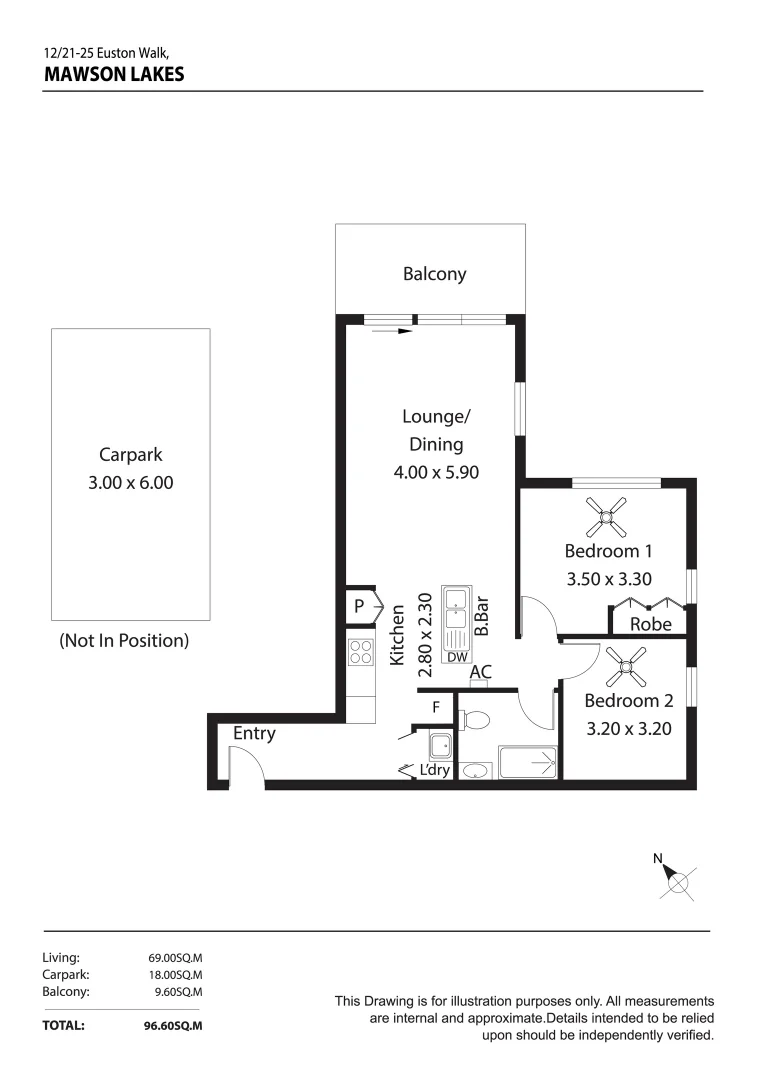 Additional image 14 of 12/21-25 Euston Walk, Mawson Lakes SA 5095