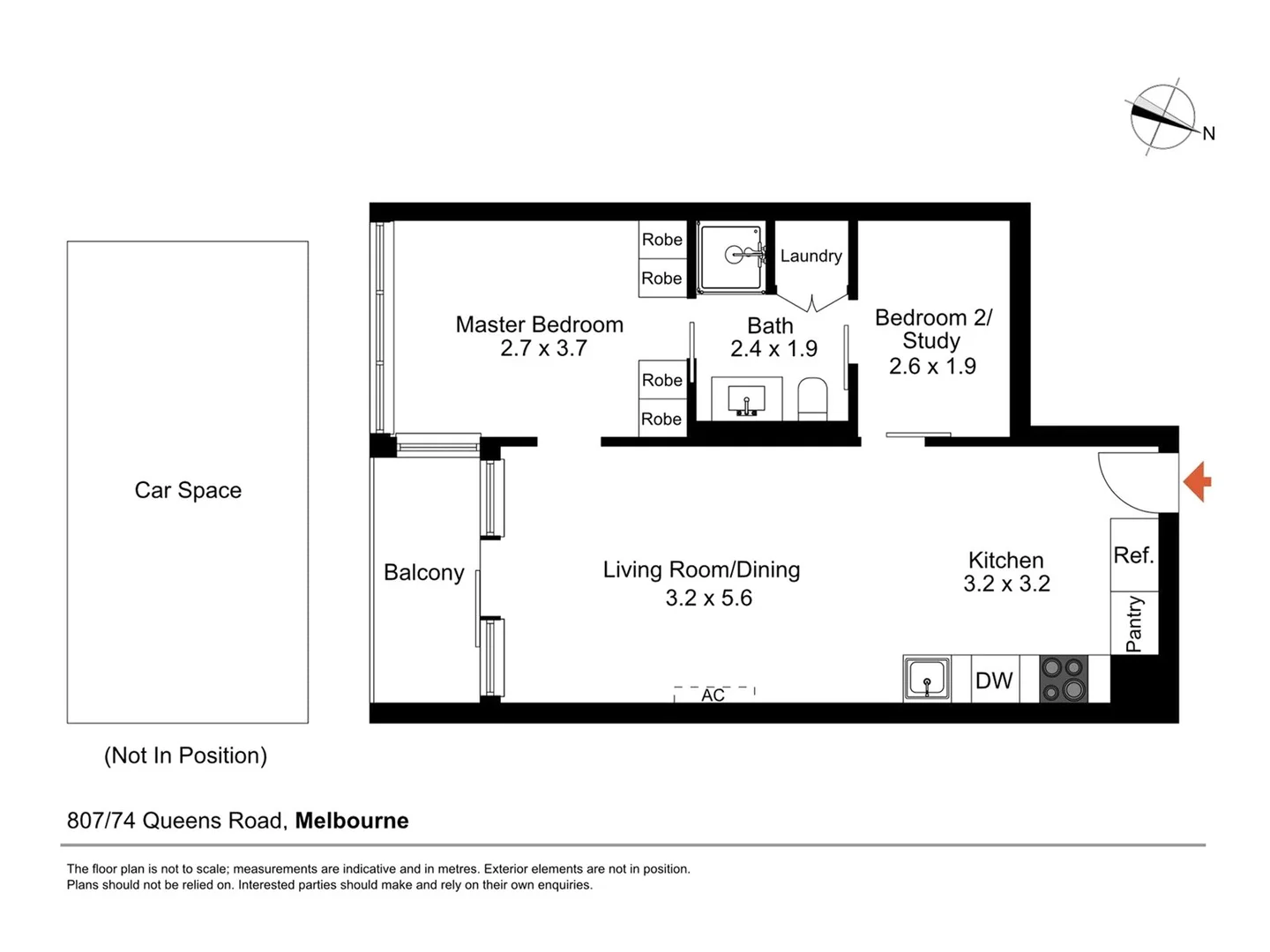 Additional image 12 of 807/74 Queens Road, Melbourne VIC 3004