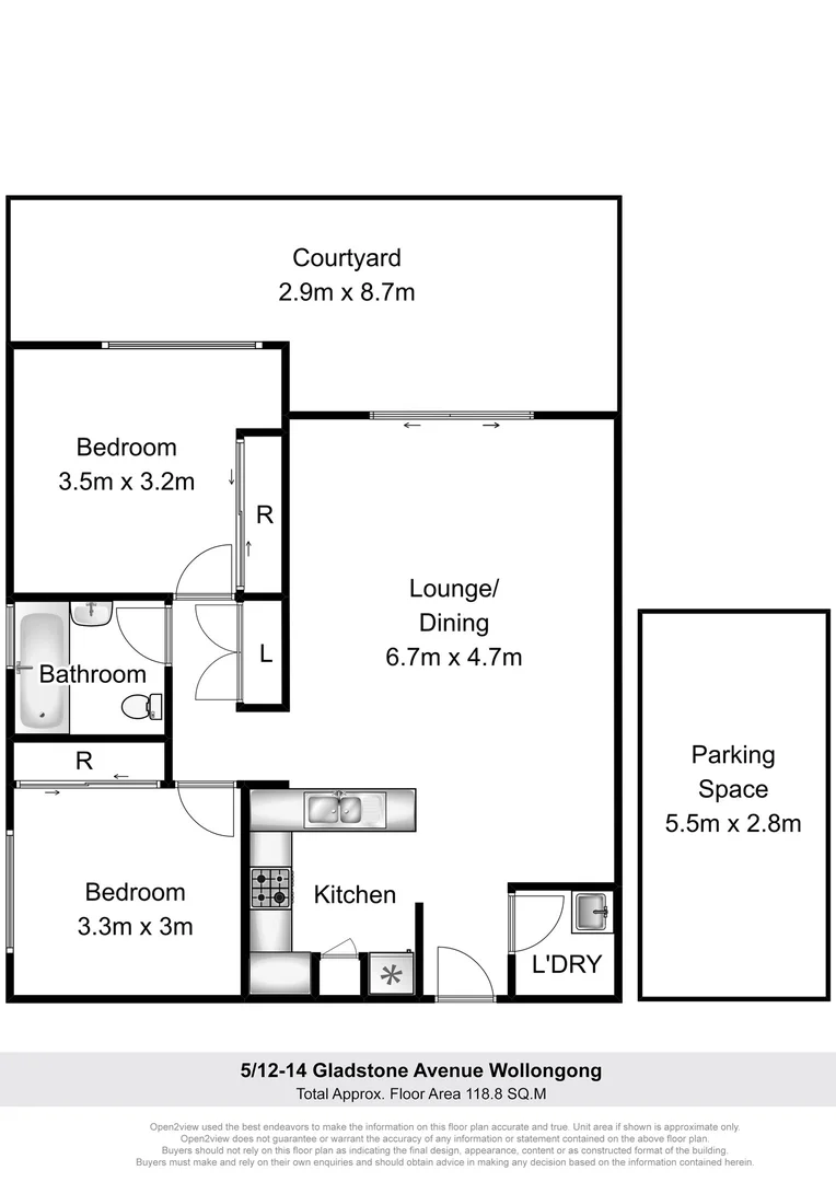 Additional image 8 of 5/12-14 Gladstone Avenue, Wollongong NSW 2500