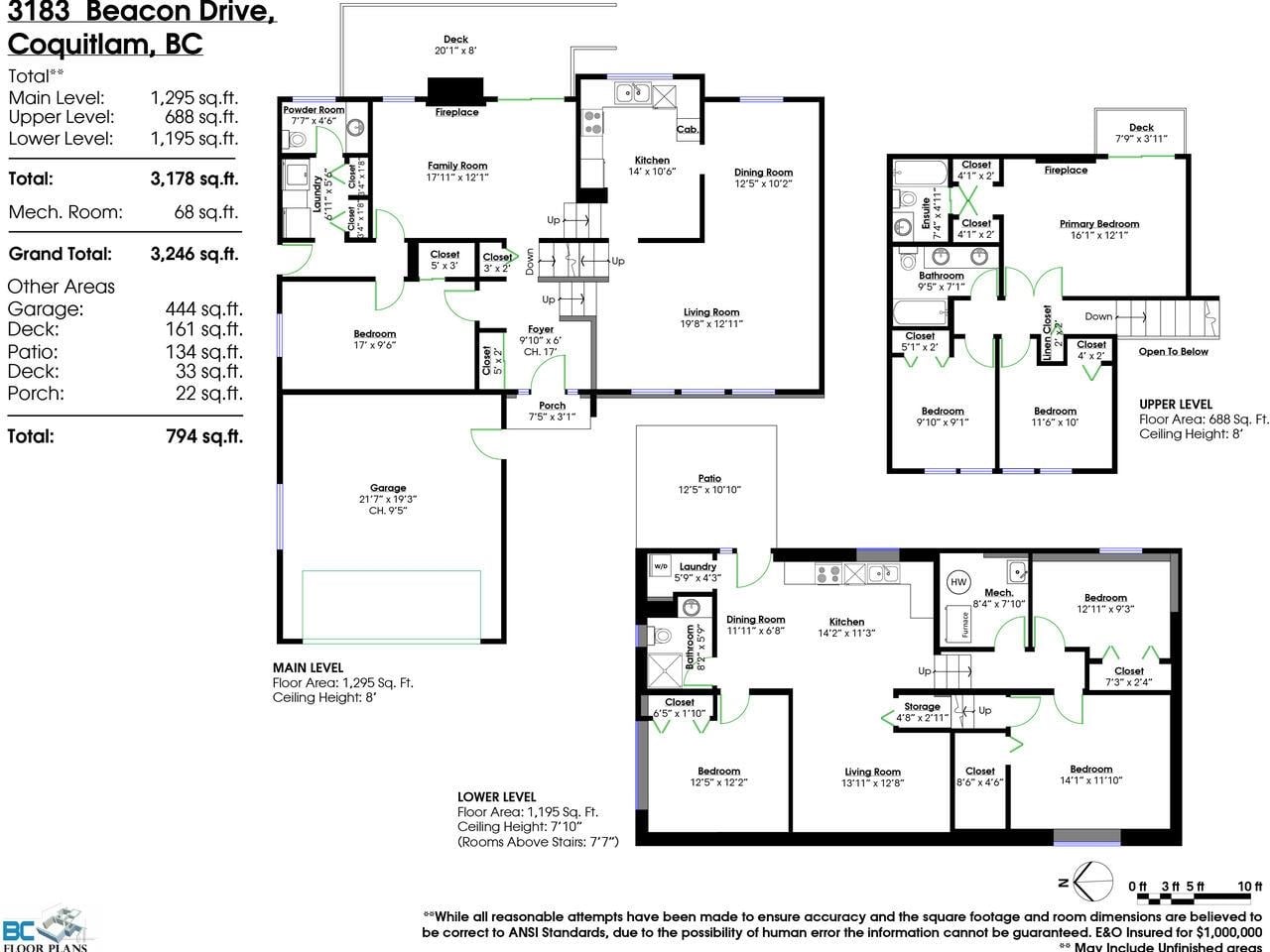 Additional image 2 of 3183 Beacon Drive, Coquitlam, BC, V3C 3W7