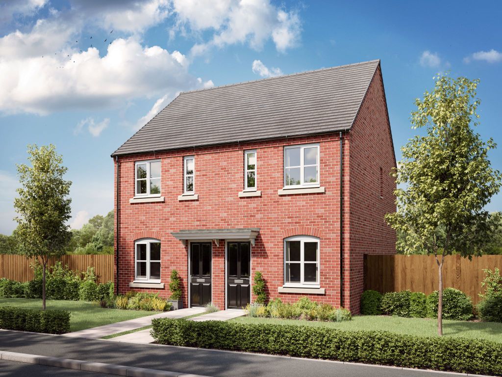 2 bed semi-detached house for sale"The Daffodil" at Langate Fields, Long Marston, Stratford-Upon-Avon CV37