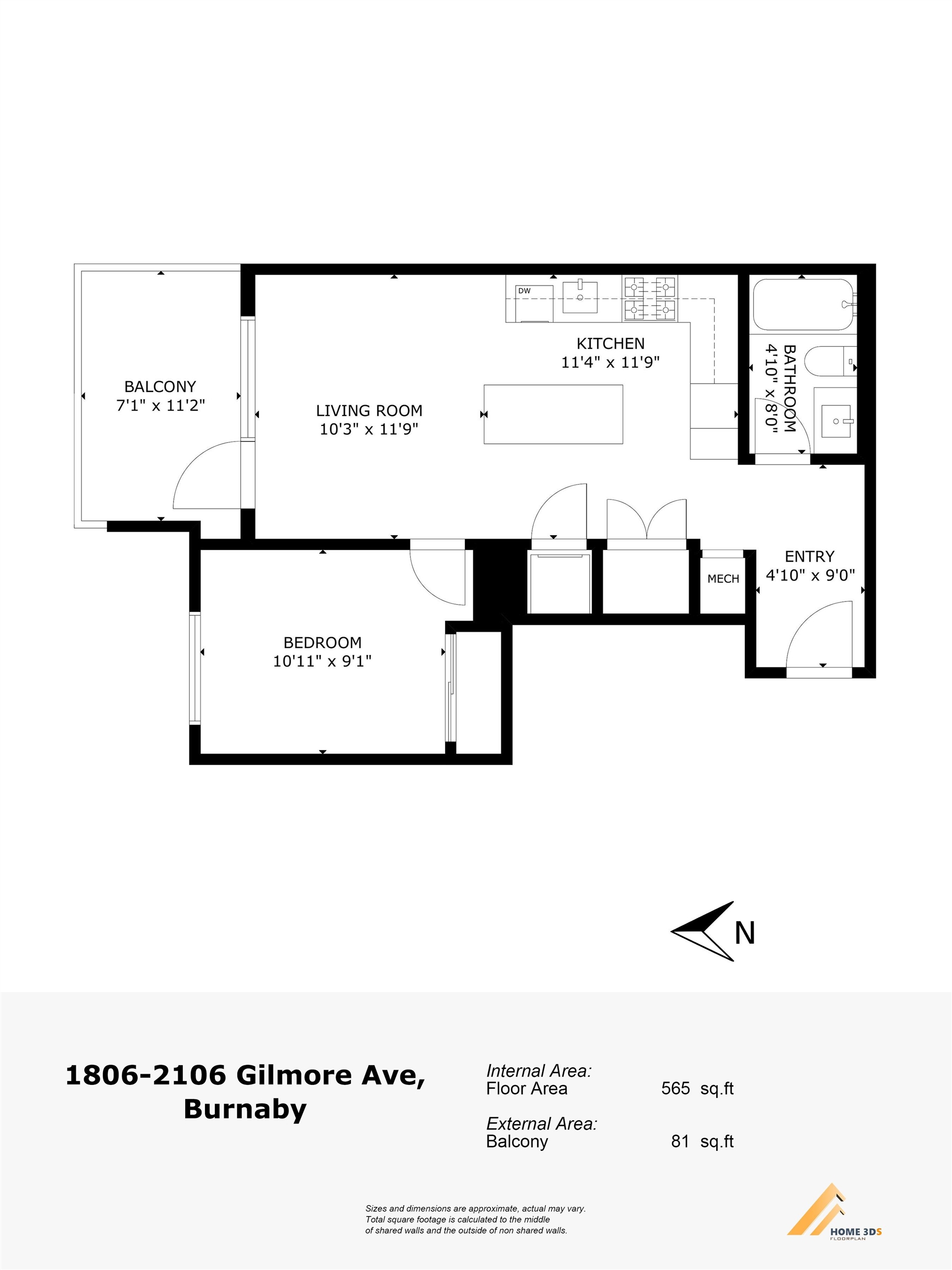 Additional image 2 of 1806-2108 Gilmore Avenue, Burnaby, BC, V5C 0N8
