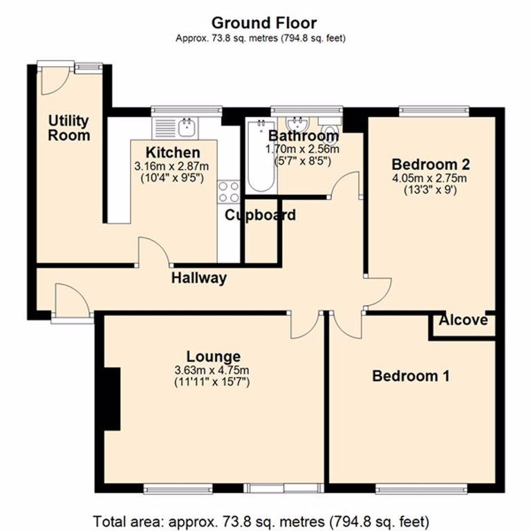 Additional image 10 of 2 bed flat for saleStylish Apartment, Joyce Close, Newport NP20