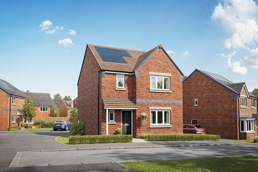 3 bed detached house for sale"The Seaton" at Hillside Road, Branston DE13