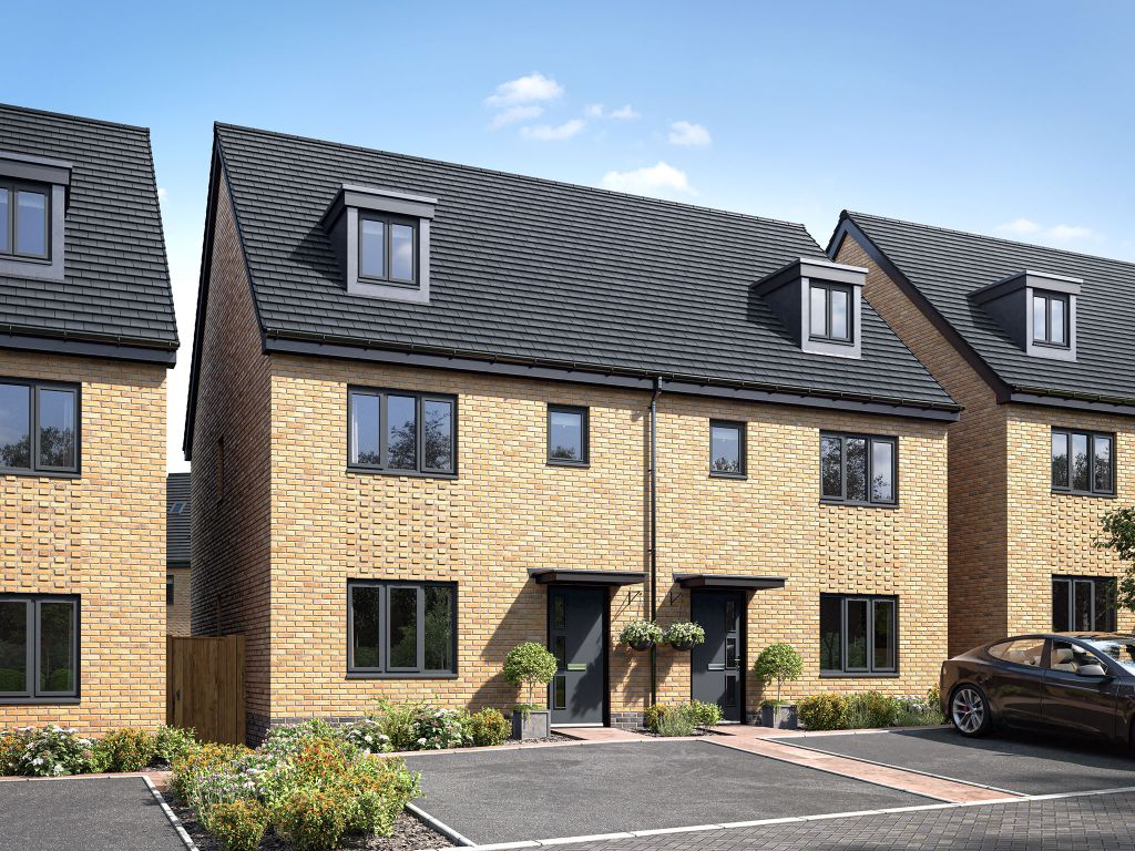 4 bed end terrace house for sale"The Kennet" at Westage Park, Llanilltern, Creigiau, City Of Cardiff CF5