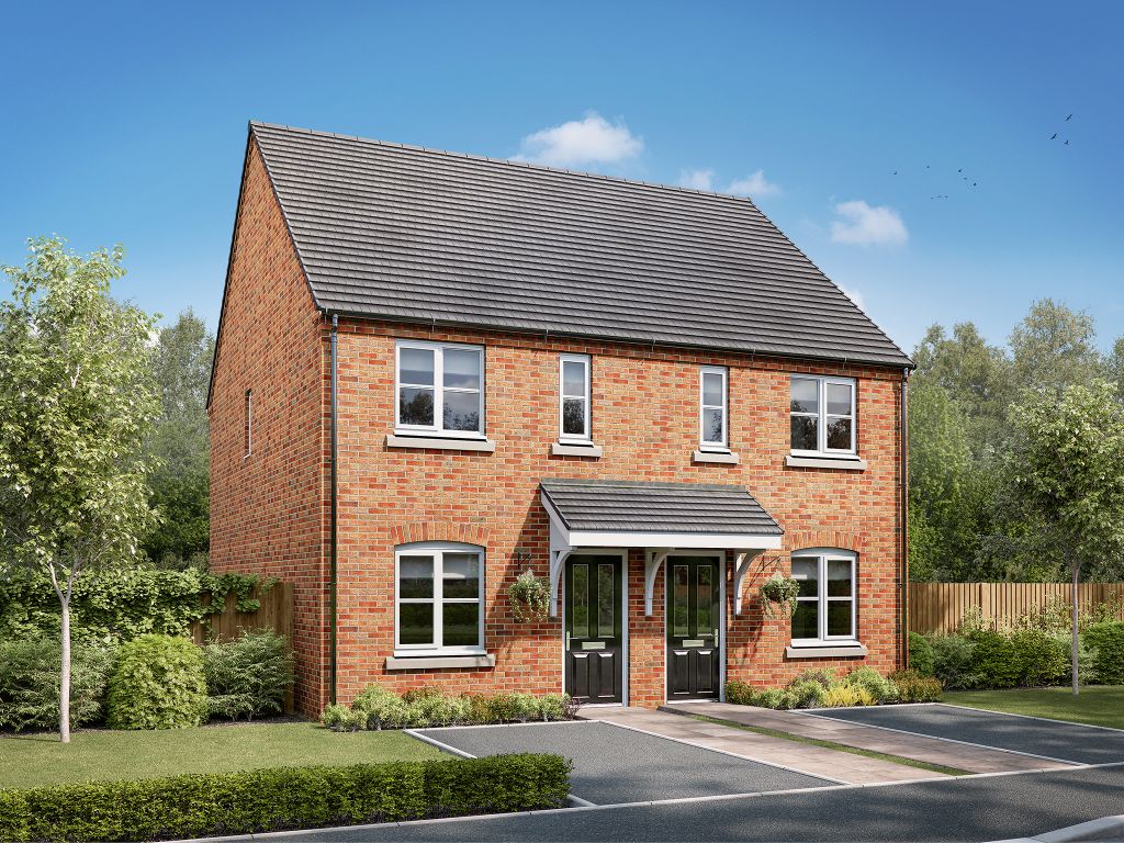 2 bed semi-detached house for sale"The Alnwick" at Langate Fields, Long Marston, Stratford-Upon-Avon CV37