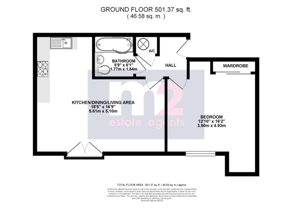 Additional image 2 of 1 bed flat for saleChepstow Road, Newport NP19