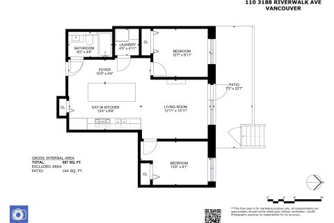 Additional image 8 of 110-3188 Riverwalk Avenue, Vancouver, BC, V5S 4N4