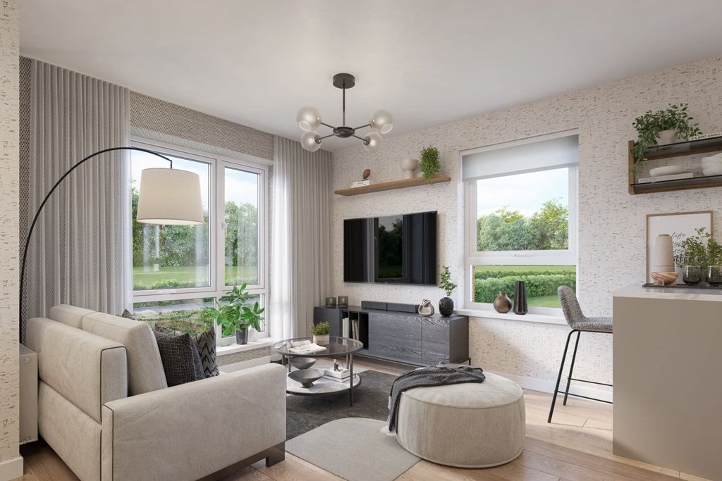 2 bed flat for sale"The Ingleholme - Plot 494" at Heathwood At Brunton Rise, Newcastle Great Park, Newcastle Upon Tyne NE13 photo 2