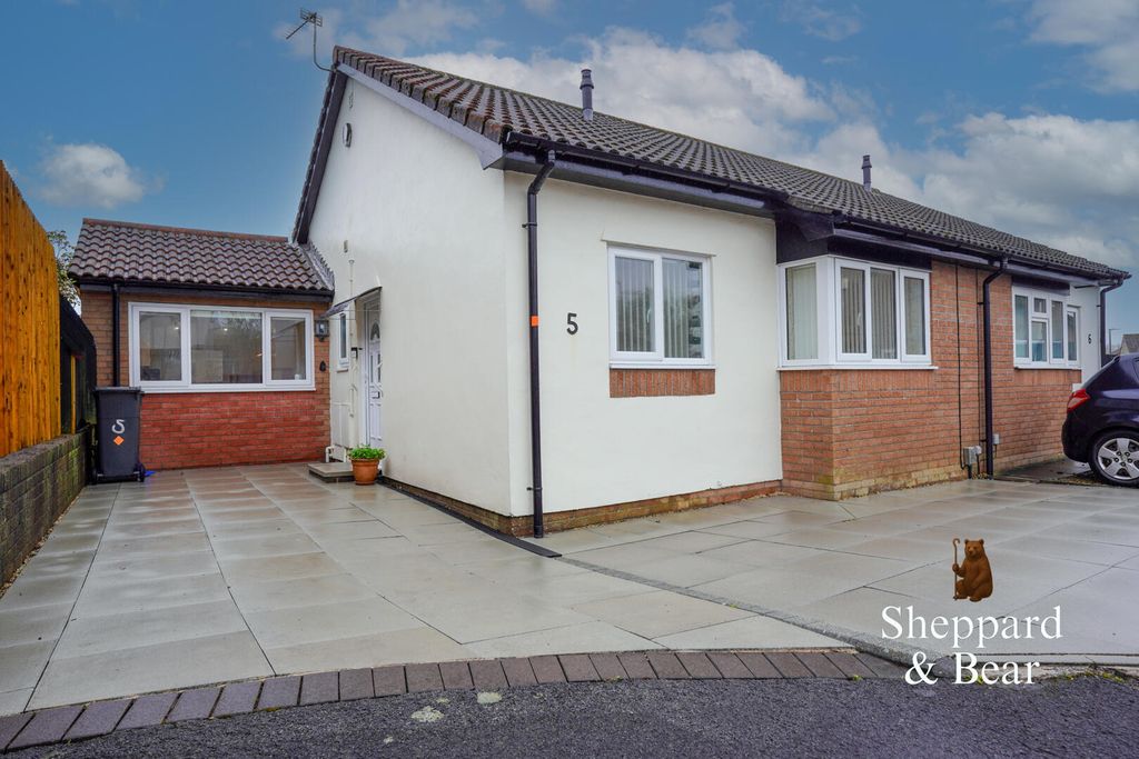 2 bed semi-detached bungalow for saleAmblecote Close, Pontprennau, Cardiff CF23