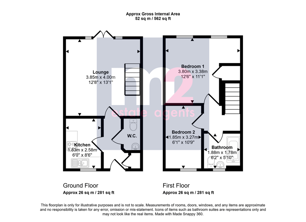 Additional image 2 of 2 bed semi-detached house for saleAnderson Grove, Newport NP19