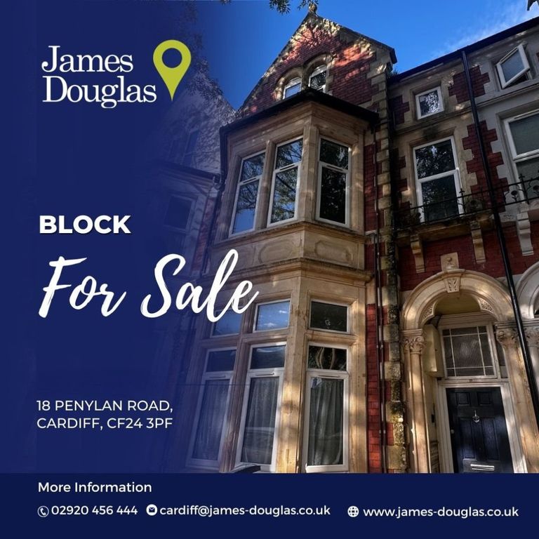 6 bed block of flats for salePenylan Road, Cardiff CF24