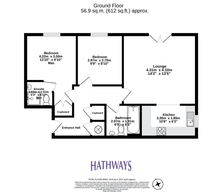 Additional image 2 of 2 bed flat for saleFlavius Close, Caerleon NP18