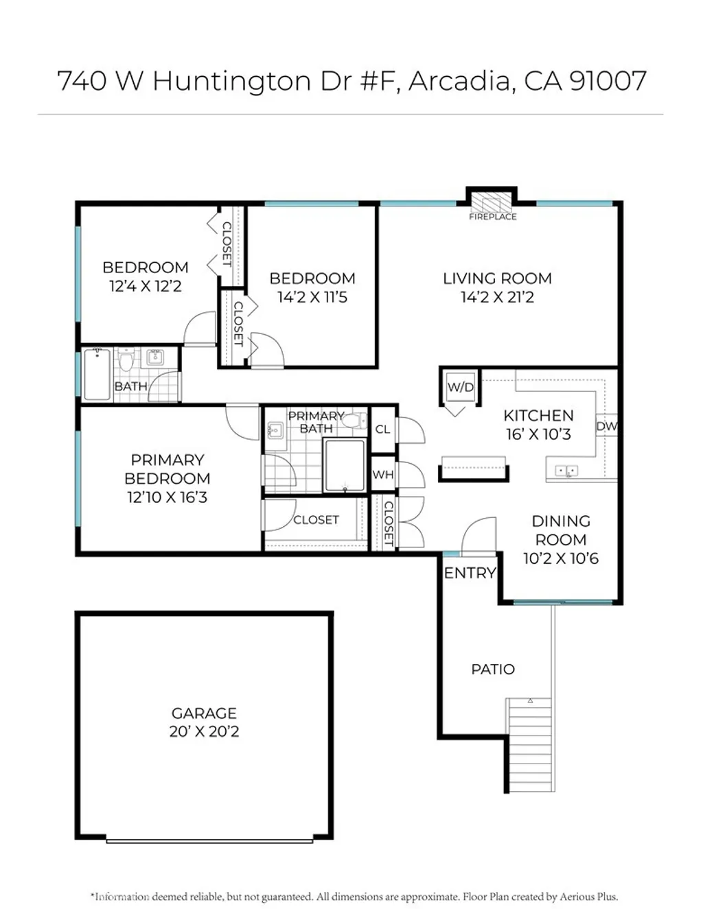 740 W Huntington Drive Unit F, Arcadia, CA 91007