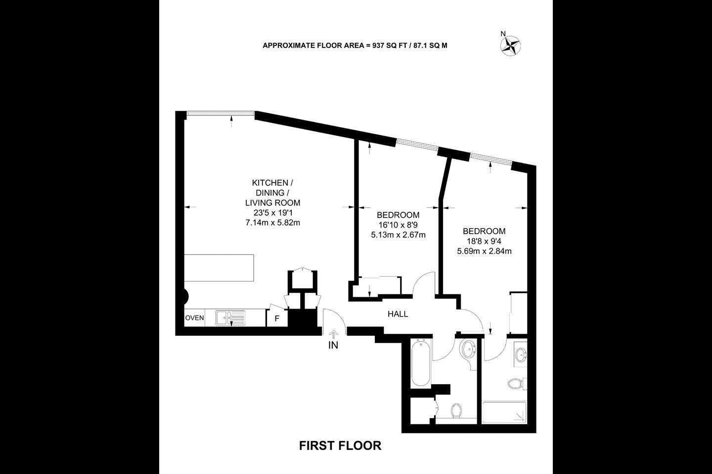 Additional image 2 of 2 Bed Flat, Herbal Hill Gardens, EC1R, N1 7GU