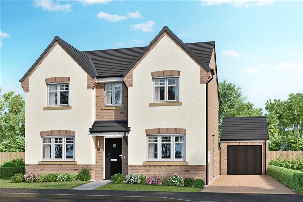 4 bed detached house for sale"The Crosswood" at Chapelgarth, Sunderland SR3