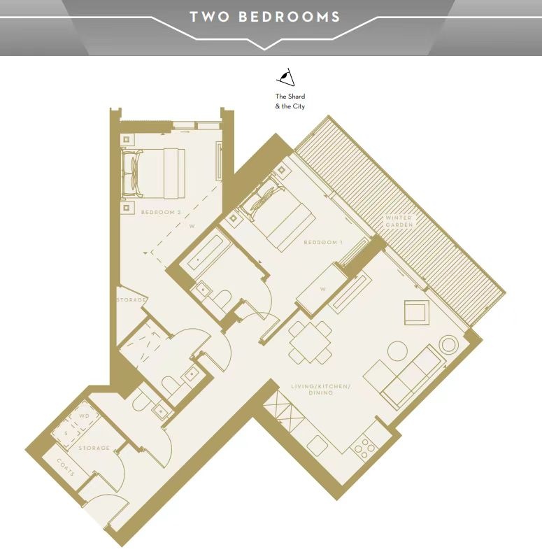 Additional image 11 of 2 Bed Flat, Albert Embankment, SE1, N1 7GU