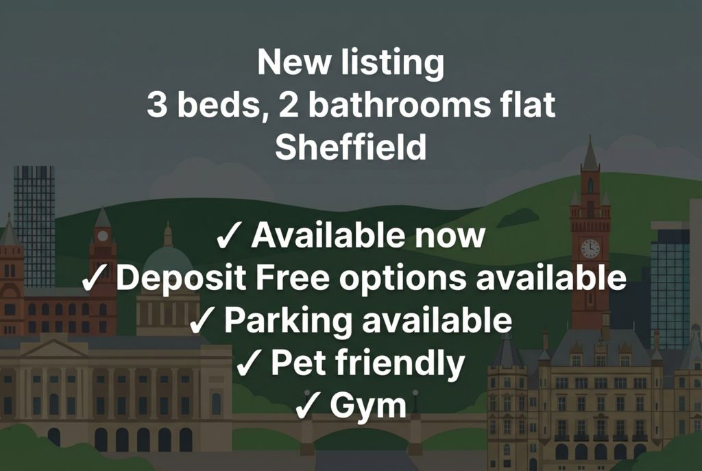 3 bed flat to rentThomas Street, Sheffield S3