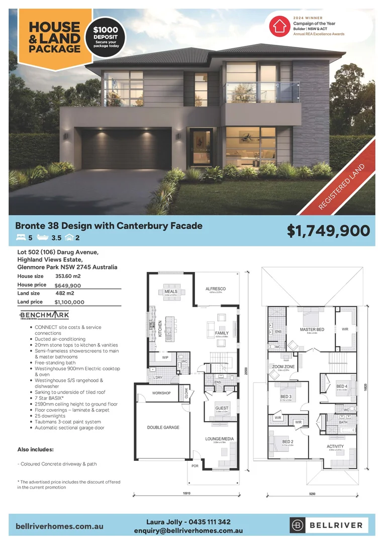 Additional image 15 of Lot 502 (106) Darug Avenue, Highland Views Estate, Glenmore Park NSW 2745