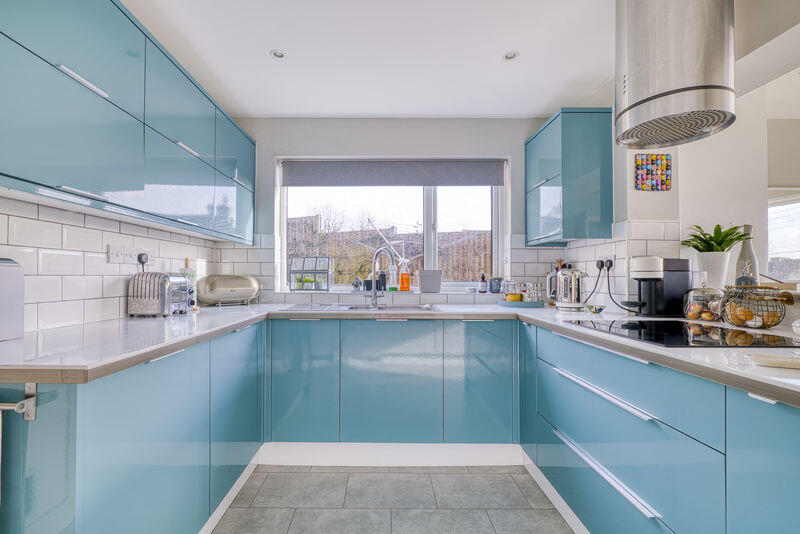 Elevated detached village home in West Horrington enjoying open views across Wells  photo 3