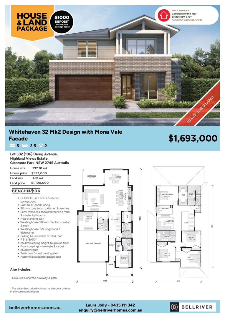 Additional image 18 of Lot 502 (106) Darug Avenue, Highland Views Estate, Glenmore Park NSW 2745
