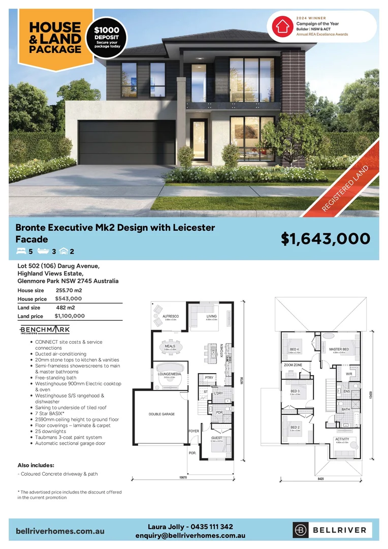Additional image 16 of Lot 502 (106) Darug Avenue, Highland Views Estate, Glenmore Park NSW 2745
