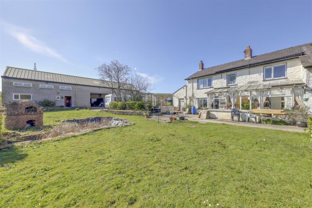 Burnley Road East, Lumb, Rossendale: Semi-Detached Farmhouse, Plus Warehouse Building & Over 2.5 Acres Of Land