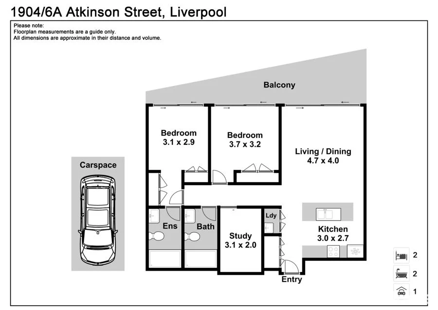 Additional image 9 of 1904/6A Atkinson Street, Liverpool NSW 2170